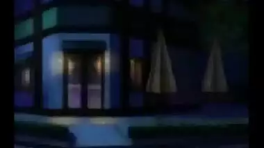 Juicy threesome at the public train