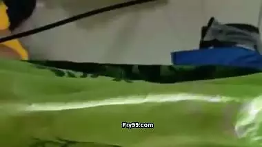 Village girlfriend fucking caught by friend through hole