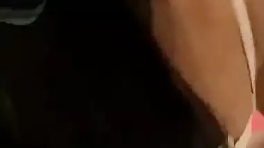 POV dick sucking video of hot boobs showing horny girl