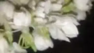 newly wed tamil wife janu with jasmine flowers in head sucking bf till he cums