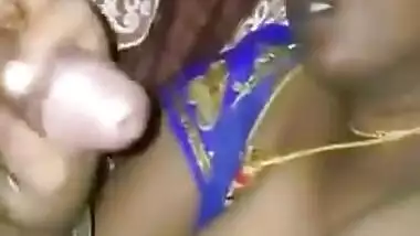 South big boobs wife with hubby sucking and jerking