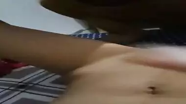 Cute hairy pussy fingering and fucking