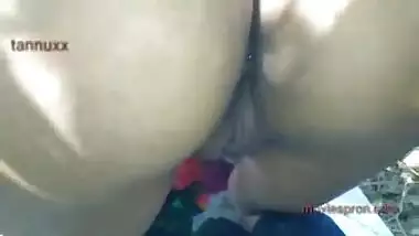 Hot indian teen girlfriend outdoor sex with Divya