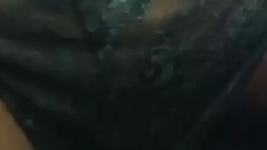 Look At My Big Clit! I Ride My Indian Lover In My Lingere After Yummy Blow Job