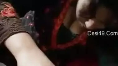 Caring Desi wife shaves husband's balls in a first-person XXX video