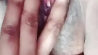 Beautiful girl showing her small boobs pussy