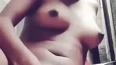 Young girl fingering